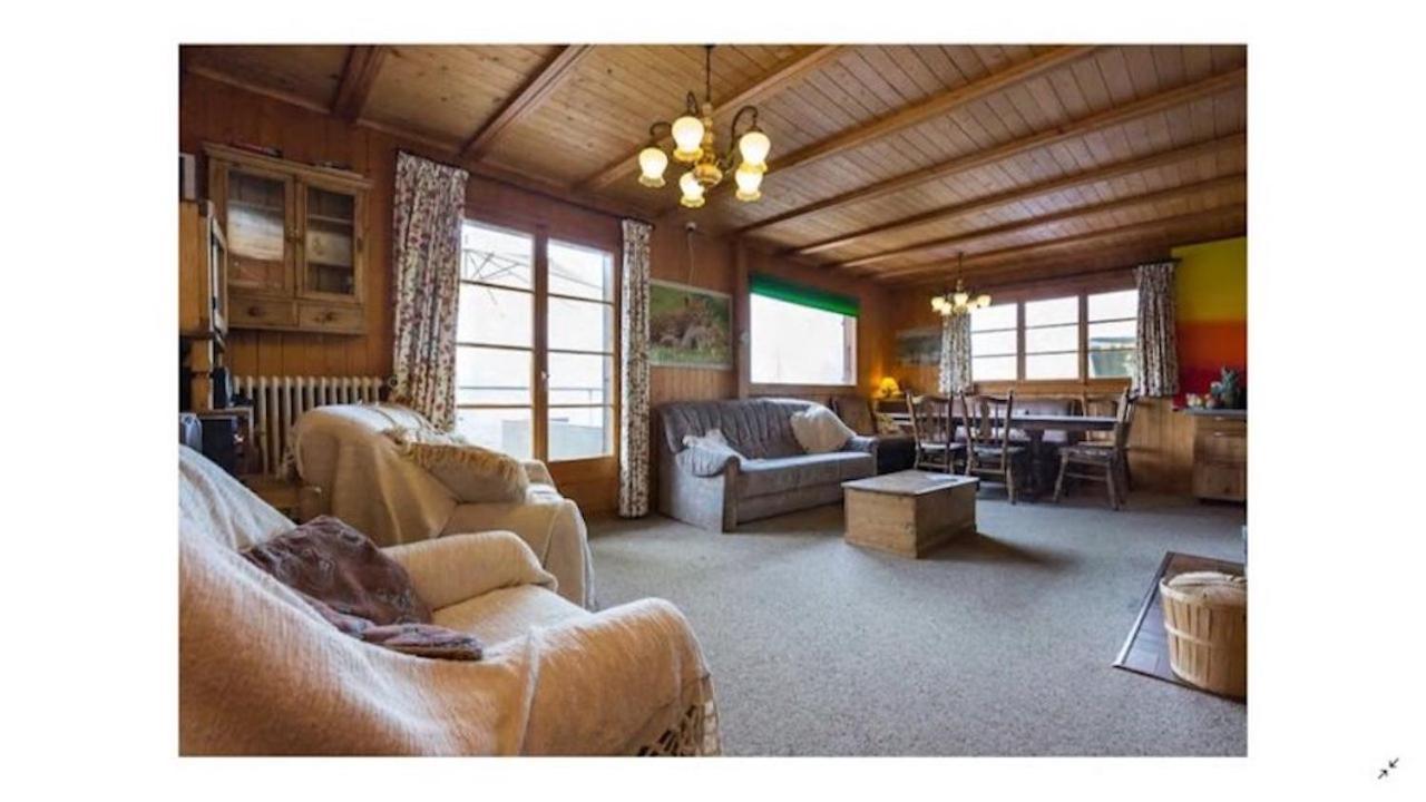 Chalet Traditionnel Avec Jacuzzi Exterieur Bex ภายนอก รูปภาพ