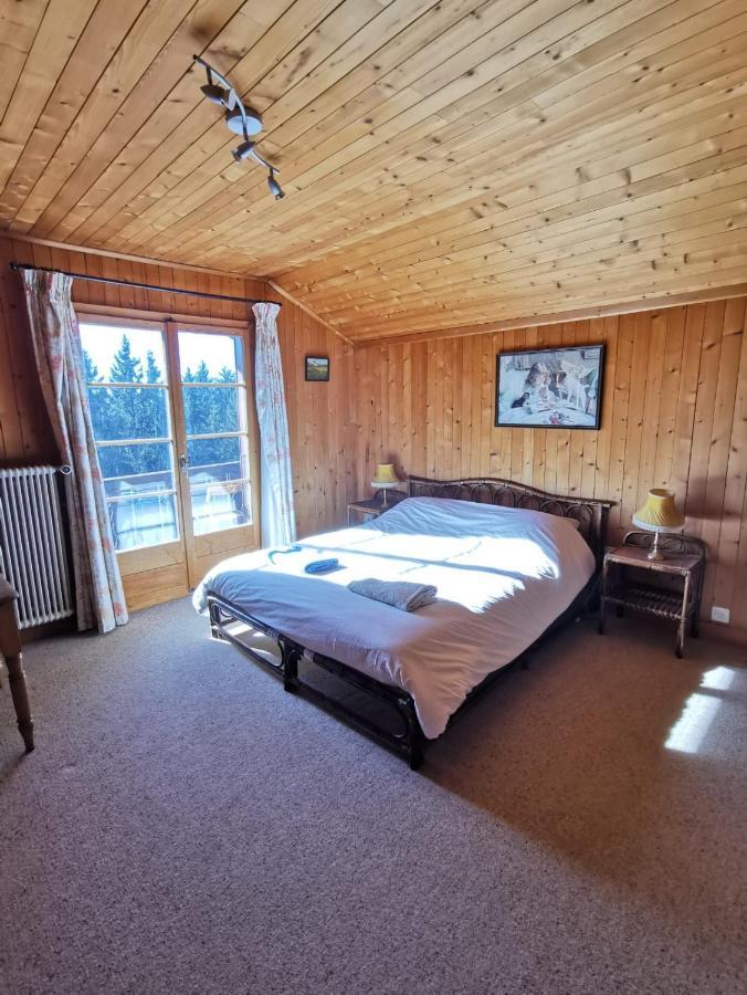 Chalet Traditionnel Avec Jacuzzi Exterieur Bex ภายนอก รูปภาพ